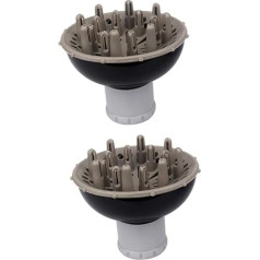 Beaupretty 2 Stück Haartrockner Diffusor Aufsatz für Locken Universelles Zubehör für Haartrockner für Frisuren im Salon Hause Gleichmäßige Luftverteilung Installieren