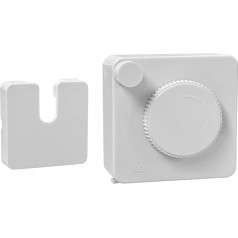JOOM Retractable Clothesline, Heavy Duty Clothesline, Wall Mounted, Easy Hanging, Drying Clothesline, Retractable Hanging Lock to Prevent Sagging(Square, White)