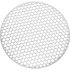 UTHCLO Round Cooking Grate 20 cm Stainless Steel Grill Accessories Ideal for Vegetables Grilling, Fits in Kettle Grill with Lid Robust Grill Wire Mesh Mesh Grill Grid