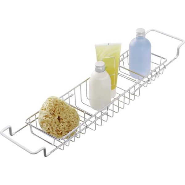 WENKO Telescopic Bath Bridge Stainless Steel Extendable Shiny