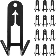 Totority 50 Stück Cantaloupe-Haken, robuste Metallaufhänger für Garten, Rankgitter, langlebige Clips zur Unterstützung von Kletterpflanzen für Outdoor-Pflanzenstützsysteme