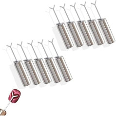 Heart Cat Eye Magnet for Nails, Heart Magnet for Cat Eye Gel Polish, Professional Y-Shaped Guide & 3-Step Salon Quality Designs, Rust-Proof, Travel-Ready (10 Pieces)