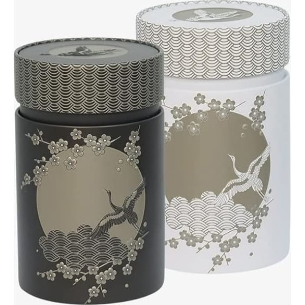 Eigenart Casa Komorebi CK75117 Set of 2 Metal Tins Round with Fastener and a Capacity of 150 g
