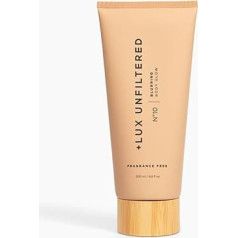 + Lux Unfiltered N°10 Blurred Body Shine (Fragrance Free) - Blurs Imperfections - Washable - Instant - Moisturising - Vegan Body Lotion (Fragrance Free)