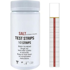 Water Test Strips Way Hot Tub Test Kit Chlorine Total Alkalinity Saltwater Detection Strips Accurate Measurement Water Testing Supplies for Water Hot Tub, Spa, Swimming Pool