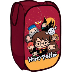 Disney Harry Potter Pop Up Trash Can Officially Licensed Foldable Storage Design Perfect for Organizing Nursery Playroom (Harry Potter Inspire Design), 36 x 36 x 58