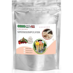 Gino Gelati Yoghurt Ice Cream Powder, Various Varieties, for Ice Machines, Make Ice Cream, Made in Germany, Quick and Easy Preparation (1 kg, Yoghurt Amarena Cherry Cream)