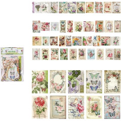200 Piece Sticker Set, Self-Adhesive Scrapbooking Paper, Journal Photo Album Sticker Accessories, Decorative Stickers for DIY Scrapbook, Calendar, Notebook, Photo Book, Diary