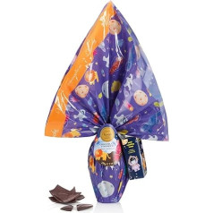 Venchi - Purple Chocolate Egg, 60% Dark Chocolate Flavour, with 2 Surprises for Children, Gluten Free, Vegan, 220 g, Easter Collection, Gift Idea