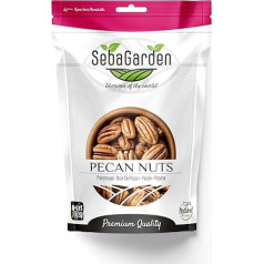 Seba Garden Pecans, Pecan Kernels 1 kg, Unsalted, Naturally Gluten Free, No Preservatives, GMO, Keto, Paleo, Vegan