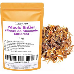 1kg Ganze Macis – Ganze Muskatblüten – Intensives Aroma & Geschmack – 100% Natürlich, Rein und Ohne Zusatzstoffe | TazarinLtd