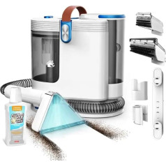 WURESE Tragbare Teppichreinigungsmaschine, Teppich-Shampooer, 15 kpa Polsterreiniger mit 3 Werkzeugen, 1,530.9 g großer Wassertank, 5 m Netzkabel, Flecken- und Flecken-Tiefenreiniger für Teppich