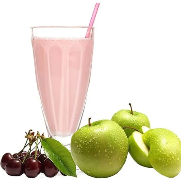 Apple Sour Cherry Whey Powder Luxofit Enriched with L-Carnitine Protein Wellness Drink Aspartame Free Whey (Apple Sour Cherry, 333 g)