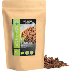Alpi Nature Star Anise Whole Organic 125 g Organic Star Anise Capsules for Cooking and Mulled Wine