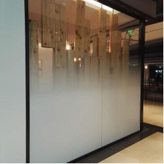 HOHOFILM 1.5m x 5m Roll Semi Privacy One Way Gradient Window Film White Dot Glass Tint Door Glass Decoration Sticker Self Adhesive Decoration Film