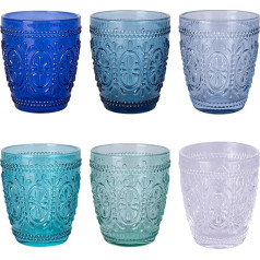 Villa d'Este Home Tivoli 1996 Set of 6 Water Glasses 300 ml Glass Imperial Ocean