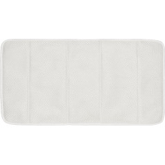 Sealskin 315225410 Comfort Bath Mat Spa, Extra Soft and Easy to clean, Fabric, white, 79 x 39 x 2 cm
