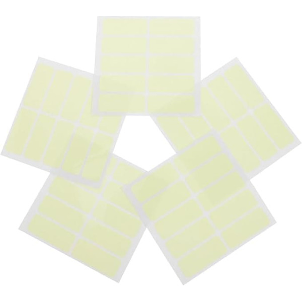 IWOWHERO 5 Sheets Luminous Switch Stickers, Luminous Stickers, Self-Adhesive Stickers, Light Stickers, Glow-in-the-Dark Stickers, Bedroom Stickers, Children's Room Stickers