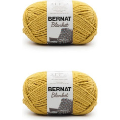 Bernat Blanket Moss Yarn - 2 Packs of 300g - Polyester - 6 Super Bulky - 220 Metres - Knitting/Crochet