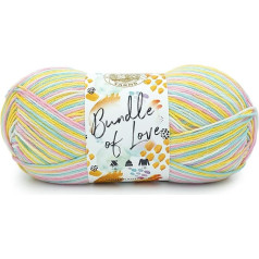 Lion Brand Yarn Bundle of Love Unicorn Baby Yarn for Knitting, Crochet and Crafts, Pack of 1