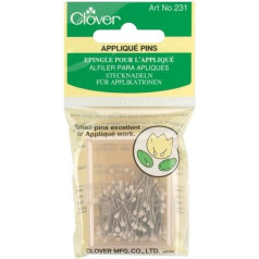 CLOVER White Applique Needles 150 Pieces 3/4