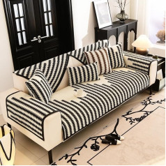 Couch Cover, Sofa Cover 1 2 3 4 Seater, Sofa Cover Chenille Soft Sofa Protector Non-Slip Sofa Covers Pets Dog Sofa Protection for L Shape Sofa Couch Armchair Corner Sofas (A, 70 x 210 cm)