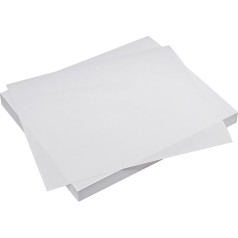 DBOO 100 Pieces 20x20cm Medium Weight 50g Pre Cut Sheets Tear Off for Machine Embroidery Fits Machine Embroidery Fit for Machine Embroidery Fits for