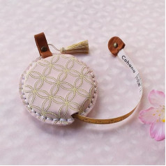 Cohana 45-198 tape, pink, gold, 150 cm length