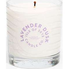 Isle Of Skye Candle In Glass. LAVENDER. 30hr. Natural Soy Wax. Hand Made. Gift Boxed