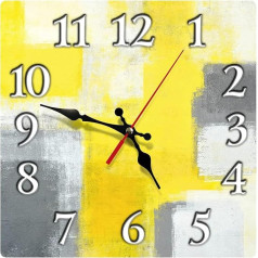 Kitchen Clocks Wall Clock 12 Inch Easy to Read Large Numbers Silent Non Ticking Stylish Modern Decorative Clock for Home Bedroom Living Room and Office 0510
