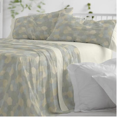 Burrito Blanco | Bedding Set 105 cm Wide (+ Sizes Available) | Design 043 | Colour Moss (105 x 190/200 cm)