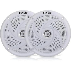 Pyle Marine Speakers - 5.25 Inch 2 Way Waterproof