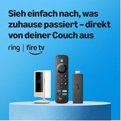 Amazon Fire TV Stick HD (Newest gen) + Ring Indoor Camera (2nd Gen)