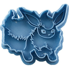Cuticuter Flareon Pokémon Cookie Cutter, Blue, 8 x 7 x 1.5 cm
