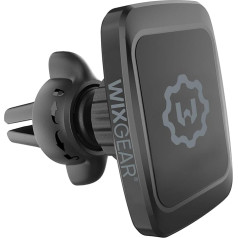 WixGear Magnetic Mobile Phone Holder for Car, Twist-Lock Air Vent Car Mobile Phone Holder with Swift-Snap Technology, Secure Hold Car Mobile Phone Holder, Compatible with All Smartphones, Strong