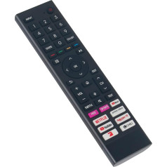 AULCMEET ERF3I80H Voice Remote Control Replacement Suitable for Hisense 4K TV A6GG A4EG 55A6GG 65A6GG 70A6GG 50A6FG 55A6FG 58A6FG 65A6FG 70A6FG 76A6FG 75A6GG 32A4EG 4 00A4EG A6FG 43A6FG 43A6GG 50A6GG