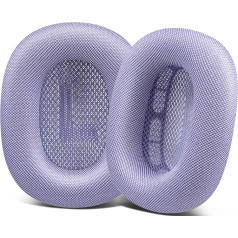 SOPROM Ear Pads Replacement for Airpods Max Over-Ear Headphones Ear Pads with Durable Mesh Soft Foam - Purple
