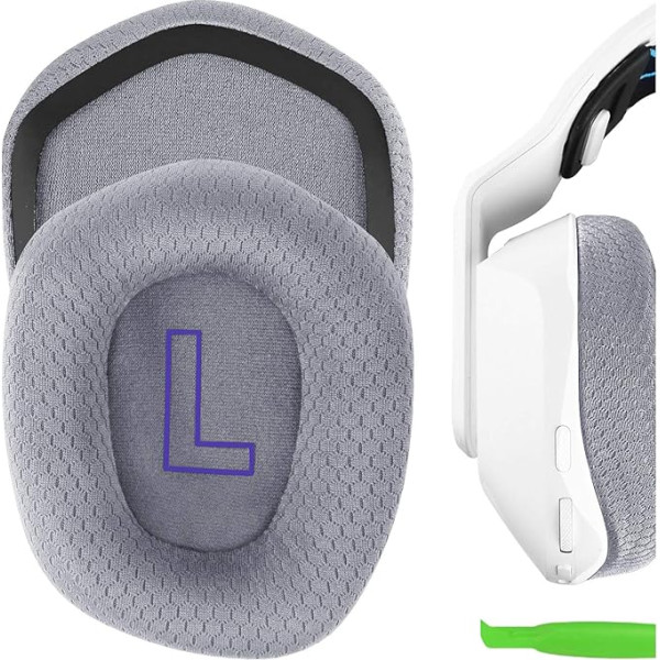 Geekria Replacement Ear Pads for Logítech G733 Headphones Ear Pads Ear Pads (Grey)
