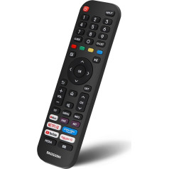 Universal Remote Control EN2A30 Replacement for Hisense 4K UHD TV, Upgraded Hisense Remote Control for EN2G30H with Netflix, Prime Video, YouTube, Rakuten TV, 4 Shortcut Buttons