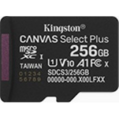 Microsd atmiņas karte 256gb canvas select+ g3 150mb/s