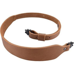 Boosteady Padded Rifle Sling Buffalo Hide Leather Sling with Swivels, Durable Gun Strap, Metal Hardware 1