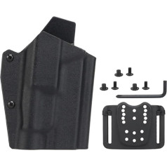 Kydex Tactical Holster Lightweight for Glock17/19/19X/45 with TLR-1 Torch Pistol Holster Quick Release QLS Kit Airsoft Equipment