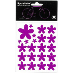 RydeSafe Set of Reflective Stickers Flower Shape