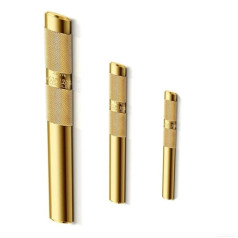 HEBEOT 3 Piece 3/4, 1/2, 3/8 Inch Brass Drift Punch Set, Perfect for Car Repair, Woodworking and Metalworking