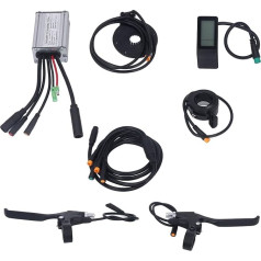 Alomejor Motor Controller Set, 36V/48V 15A Speed Controller Kit with LCD4 Panel Modification Kit for 250W Motor