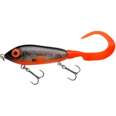 Abu Garcia Svartzonker McMy Tail Jerkbait - Transparent, Impact Resistant ABS, Environmentally Friendly, Weighted, Realistic 3D Effect, Developed in Sweden for Freshwater and Saltwater Fishing, Fegis