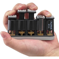 VSOAIR Finger Exerciser For Hand, Finger & Wrist Strength Training Exercises For Guitar, Piano, Golf, Tennis & Physical Therapy (Grey)