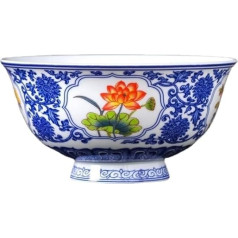 Servierschüsseln, Müslischalen, Keramikschüssel* Reisschüssel aus Porzellan im antiken Palaststil, Breischüssel, Suppenschüssel 15,6 cm 6 Zoll Vintage Boutique Keramikschüssel hochwertige Shou-Schüsse