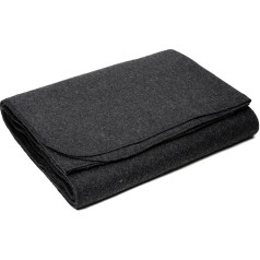Arcturus Standard Blanket Co Soft Durable Warm and Lightweight Wool Blanket - No Frills - Perfect for Camping, Home or Emergency, 64