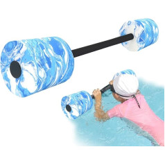 Water Weights, Pool Exercise Equipment, Aquatic Dumbbells, 19.88 x 5.91 Inches, Lightweight Design, Easy Handling, Ideal for Postpartum Recovery and Yoga, Swimming Training Use